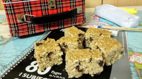 Oatmeal Chocolate Chip Chickpea Blondies