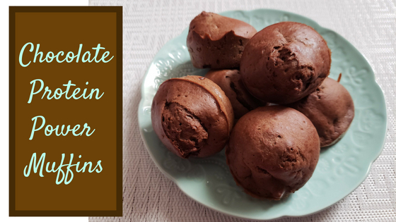 Chocolate protein muffins